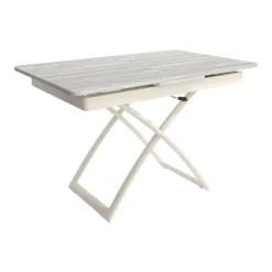 Mesa de Centro Elevable y Extensible con Ruedas LLANES