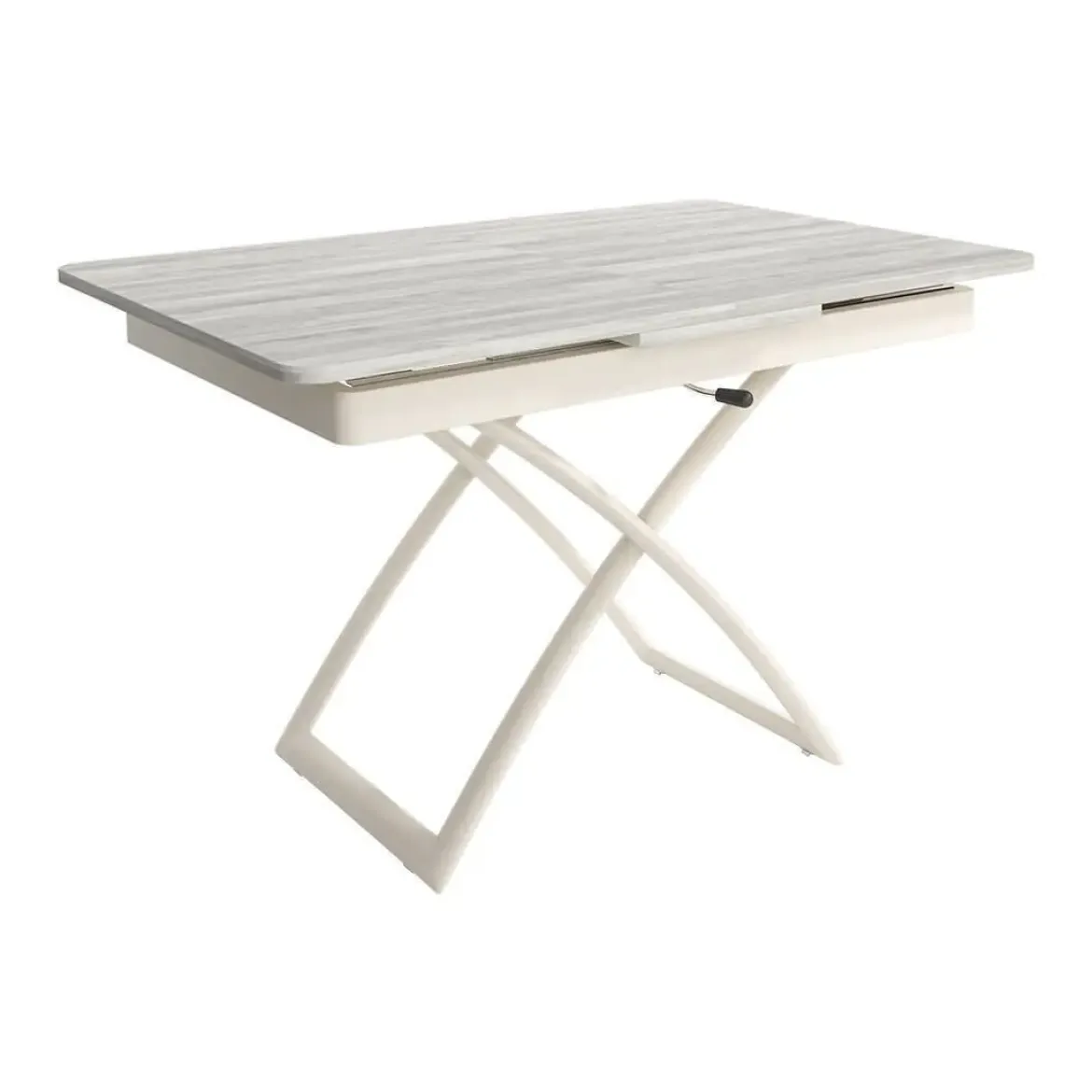 Mesa de Centro Elevable y Extensible con Ruedas LLANES