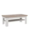 Mesa de Centro en Blanco Roto y Roble ILOPPA L35