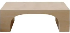 Mesa de Centro Estructura de Madera Travertino MB-221949