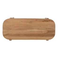 Mesa de Centro Natural en Madera con Hueco Inferior 120 cm 612845