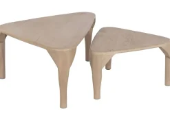 Mesa de Centro Nido Set 2 de Madera de Mango MB-221943