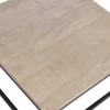Mesa de Centro Nido Set 2 en Madera de Mango y Metal MB-227809