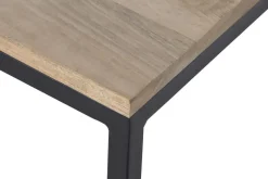 Mesa de Centro Nido Set 2 en Madera de Mango y Metal MB-227809