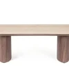 Mesa de Centro Nogal y Travertino EZEKIEL 0747346
