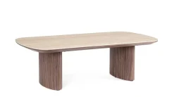 Mesa de Centro Nogal y Travertino EZEKIEL 0747346
