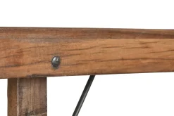 Mesa de Centro Plegable de Madera Reciclada Natural MB-216536