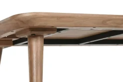 Mesa de Centro Rectangular de Madera de Acacia Marrón Claro MB-214730
