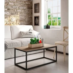 Mesa de Centro Rectangular de 100x50 cm PACÍFICO CNG022N