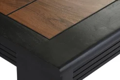 Mesa de Centro Rectangular en Madera de Acacia Negra MB-197182