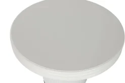 Mesa de Centro Redonda Blanca de Madera MDF MB-216606