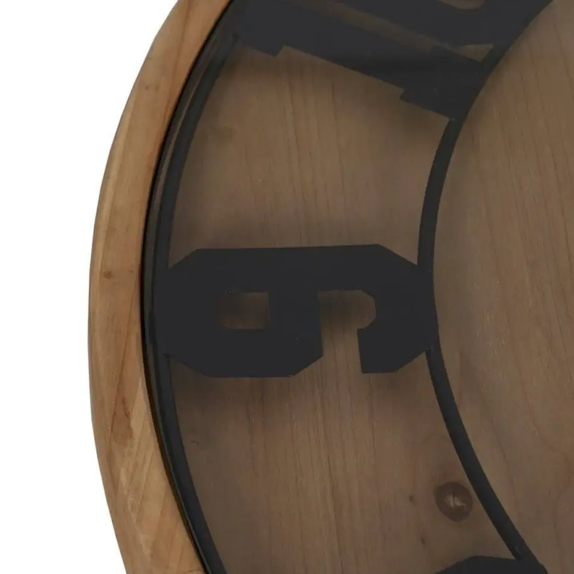 Mesa de Centro Salón Reloj de Dm-Madera 80x80x36 cm 611408
