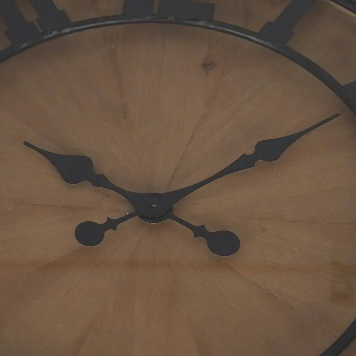 Mesa de Centro Salón Reloj de Dm-Madera 80x80x41 cm 611411
