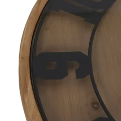 Mesa de Centro Salón Reloj de Dm-Madera 80x80x41 cm 611411