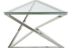 Mesa de Centro Set 6 de Acero y Cristal 137,5 cm MB-182525