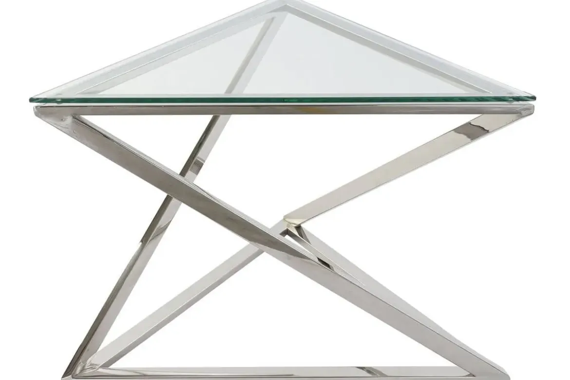 Mesa de Centro Set 6 de Acero y Cristal 137,5 cm MB-182525