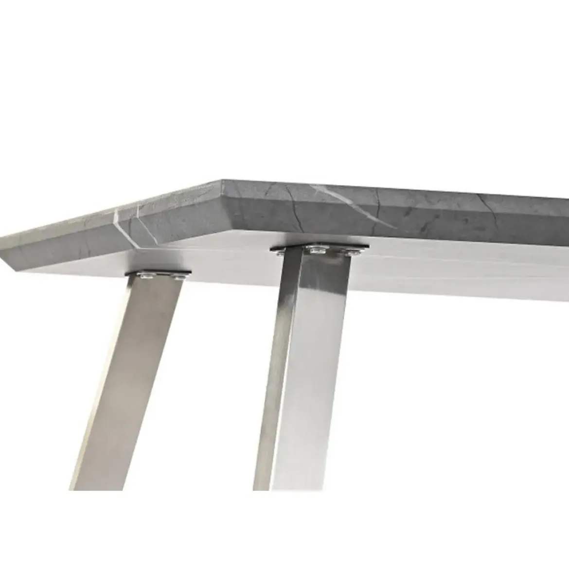 Mesa de Centro Superficie de MDF y Patas de Acero MB-193560