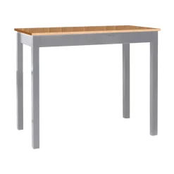 Mesa de Cocina Alta Aluminio con Tapa Laminada SENA 119/AL