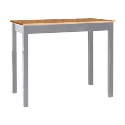Mesa de Cocina Alta Aluminio con Tapa Laminada SENA 119/AL