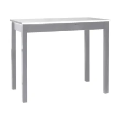 Mesa de Cocina Alta Aluminio con Tapa Laminada SENA 119/AL
