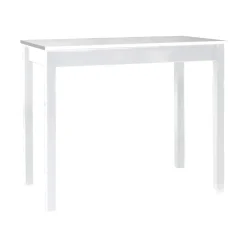 Mesa de Cocina Alta Blanca con Tapa Laminada SENA 119/BL