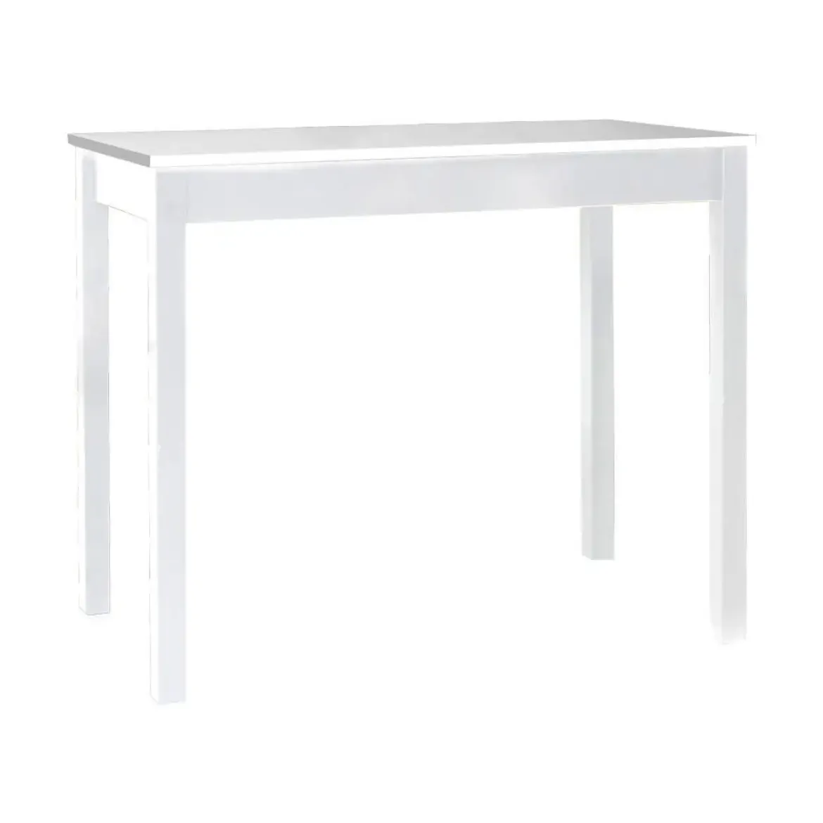 Mesa de Cocina Alta Blanca con Tapa Laminada SENA 119/BL