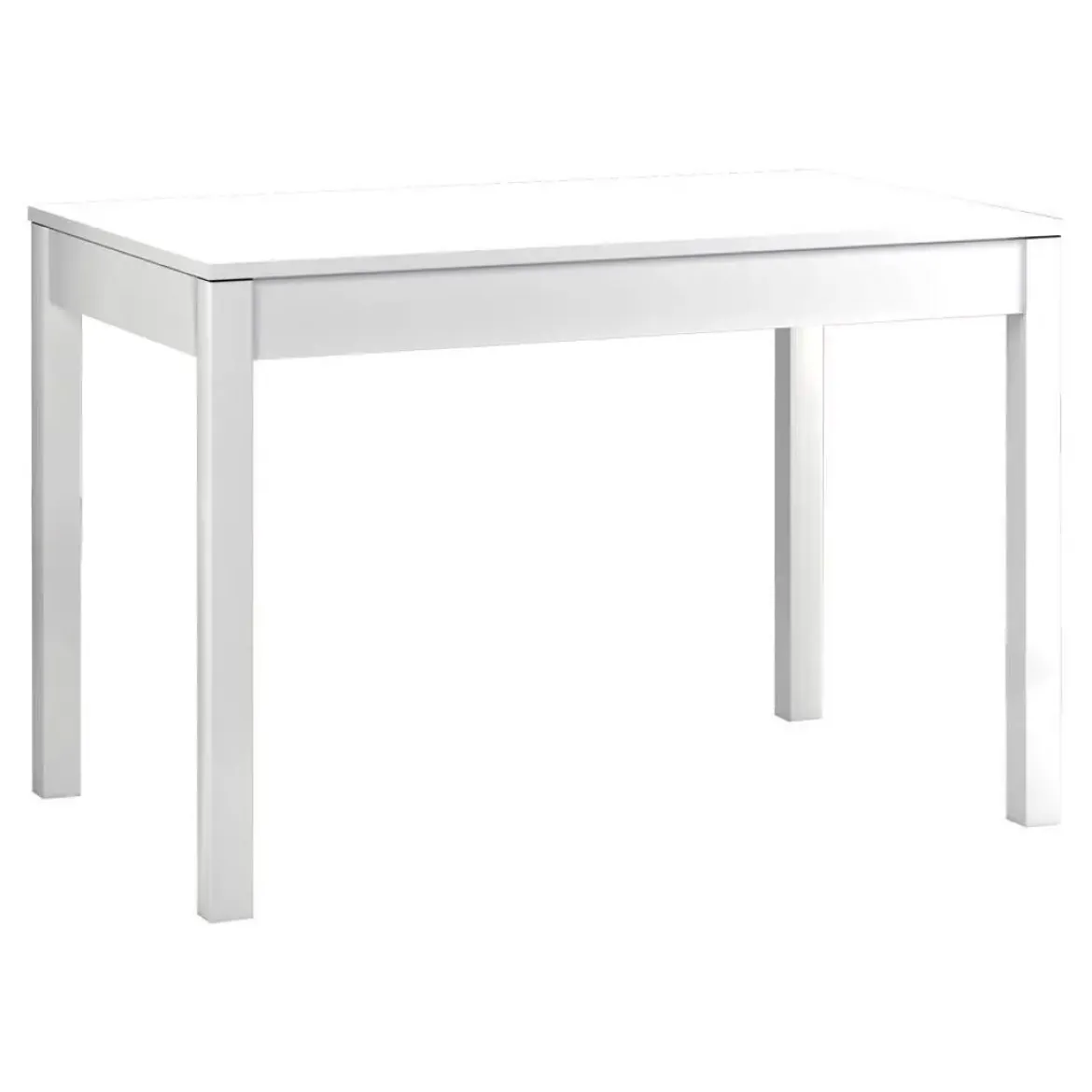 Mesa de Cocina Blanca con Tablero de Cristal CIGALES 156