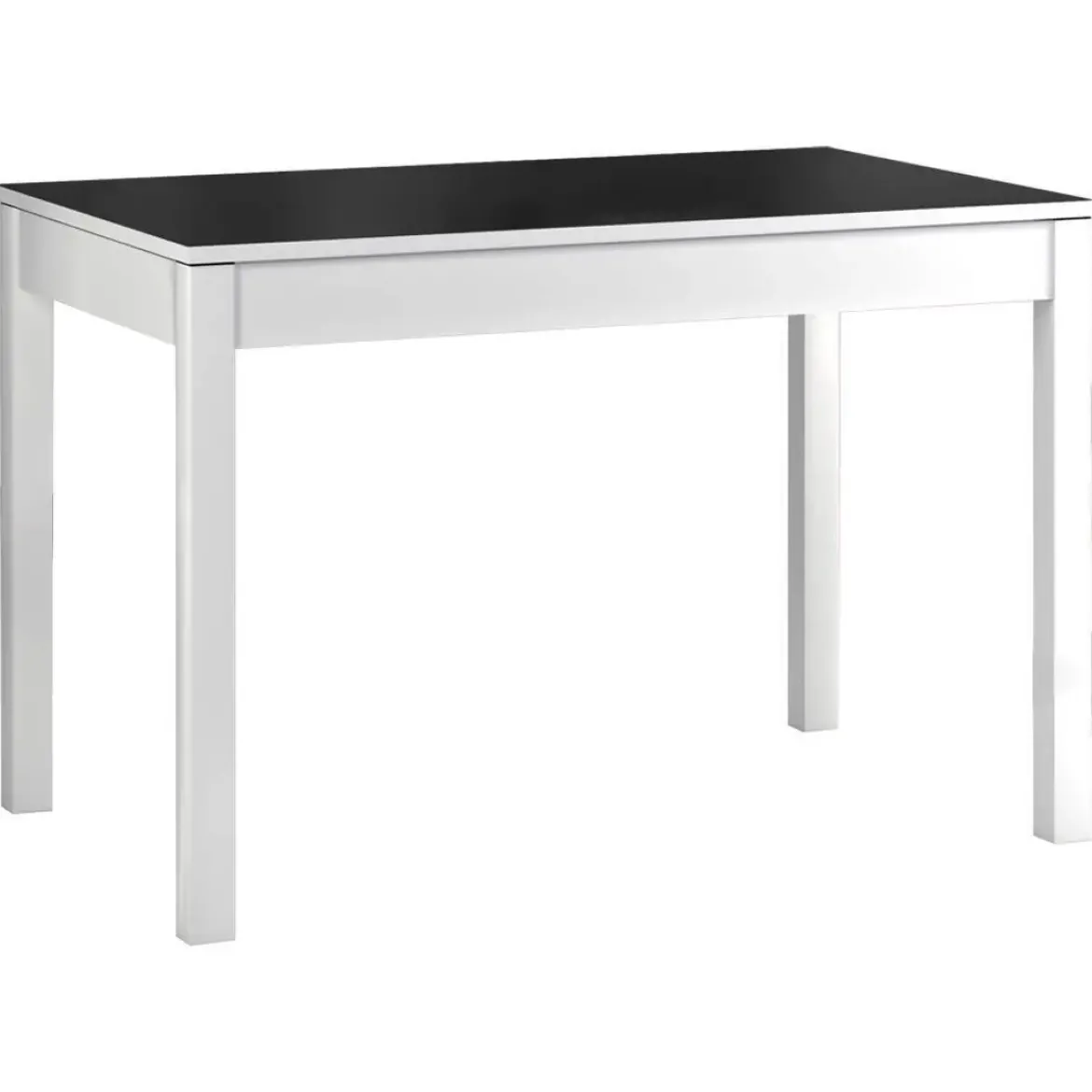 Mesa de Cocina Blanca con Tablero de Cristal CIGALES 156