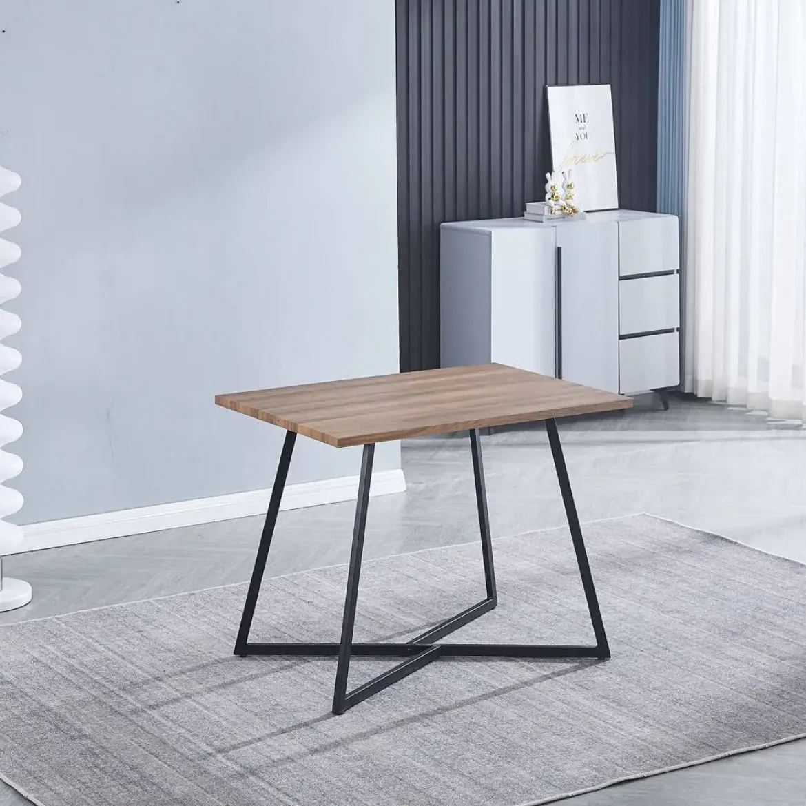 Mesa de Cocina con Diseño de Patas Asimétricas KIRBY