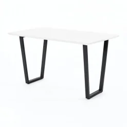 Mesa de Cocina con Patas de Aluminio y Tapa Laminada DALIA