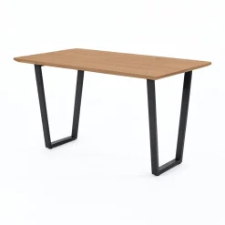 Mesa de Cocina con Patas de Aluminio y Tapa Laminada DALIA