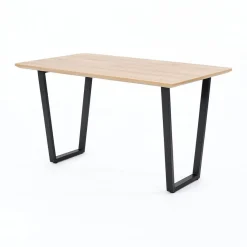 Mesa de Cocina con Patas de Aluminio y Tapa Laminada DALIA