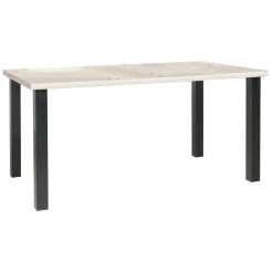 Mesa de Cocina con Patas de Metal y Tablero Laminado 148 ARCOS