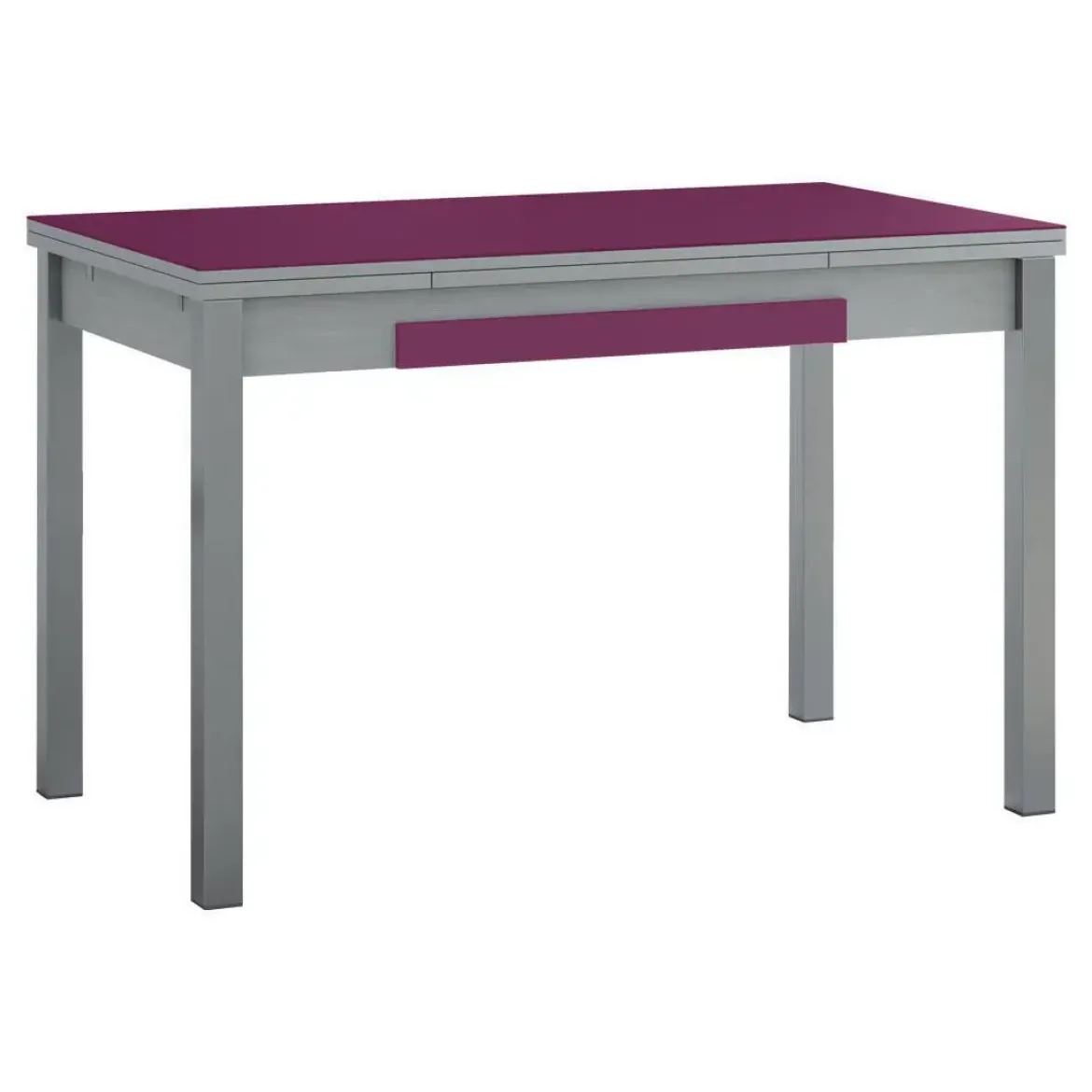 Mesa de Cocina Extensible Alas con Tablero de Cristal ZARAUZ 668