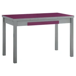 Mesa de Cocina Extensible Alas con Tablero de Cristal ZARAUZ 668