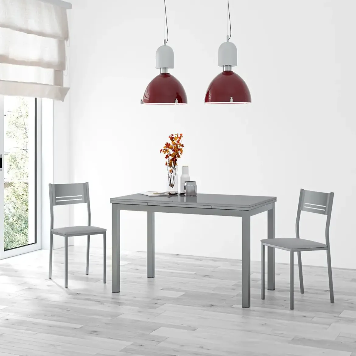 Mesa de Cocina Extensible Alas con Estructura de Aluminio 753/AL GIJÓN