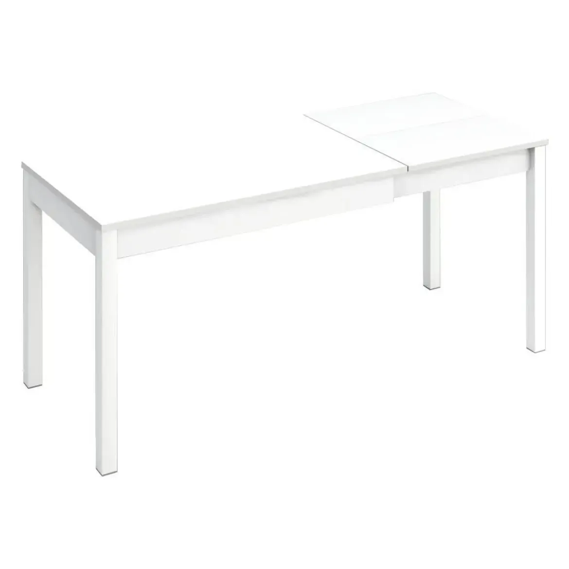 Mesa de Cocina Extensible Carro de Aluminio color Blanco VIENA 903