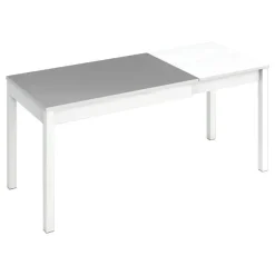 Mesa de Cocina Extensible Carro de Aluminio color Blanco VIENA 903