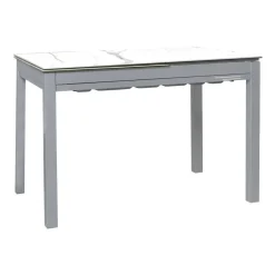 Mesa de Cocina Extensible Carro Doble con Tapa Laminada PESCARA