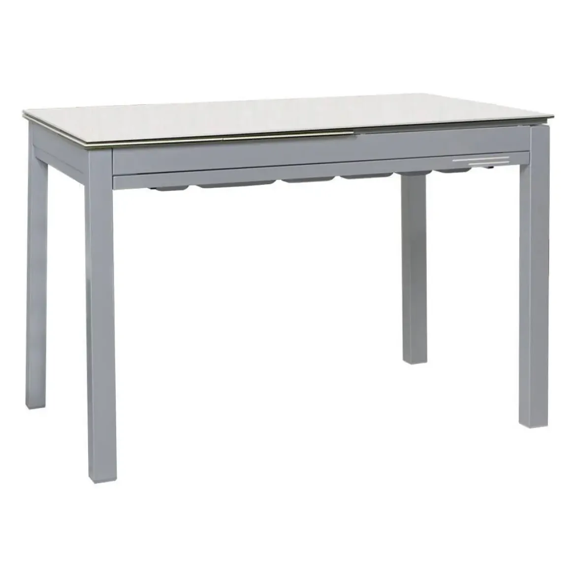 Mesa de Cocina Extensible Carro Doble con Tapa Laminada PESCARA