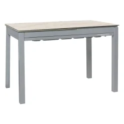 Mesa de Cocina Extensible Carro Doble con Tapa Laminada PESCARA