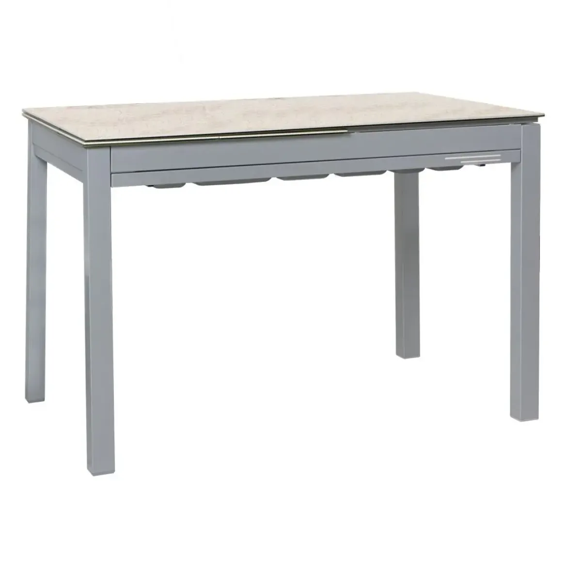 Mesa de Cocina Extensible Carro Doble con Tapa Laminada PESCARA