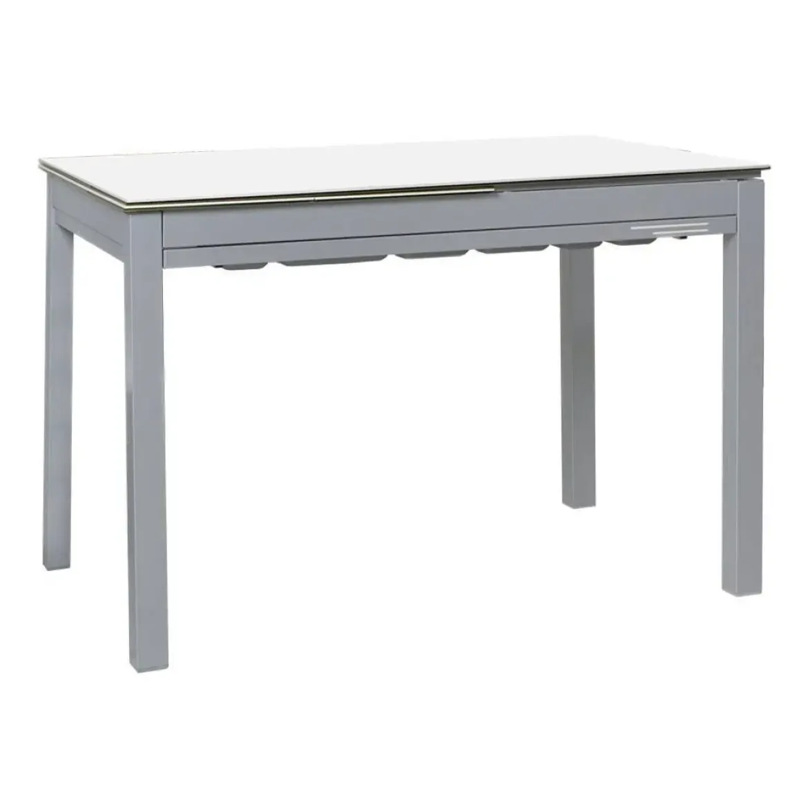 Mesa de Cocina Extensible Carro Doble con Tapa Laminada PESCARA