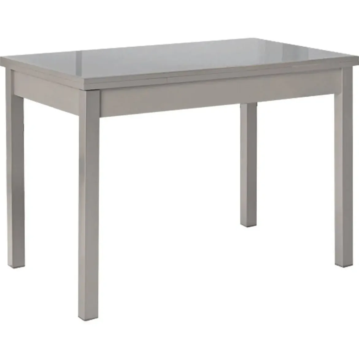 Mesa de Cocina Extensible con Tablero de Cristal PANES 814/AL