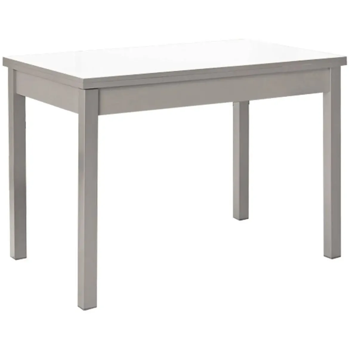 Mesa de Cocina Extensible con Tablero de Cristal PANES 814/AL