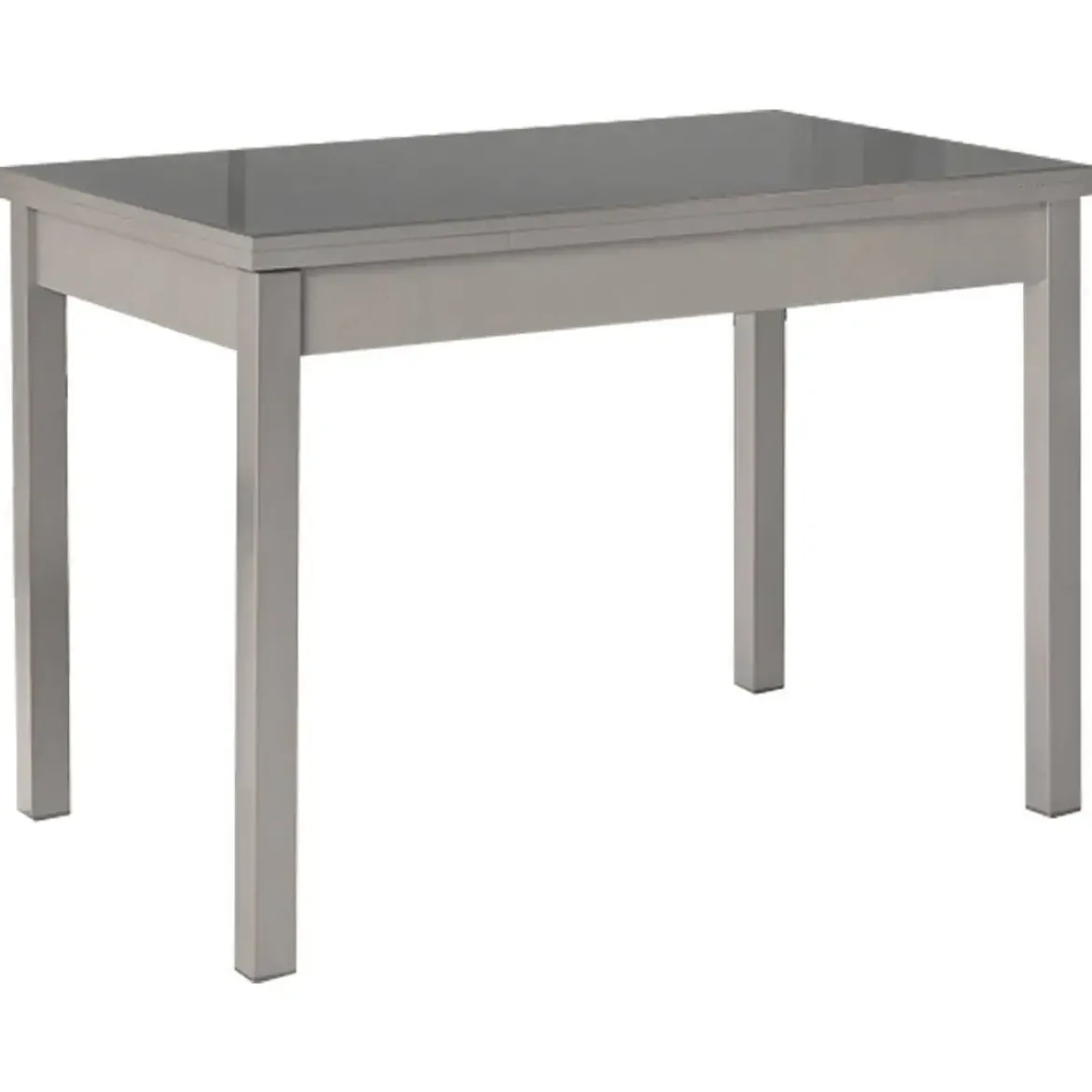 Mesa de Cocina Extensible con Tablero de Cristal PANES 814/AL