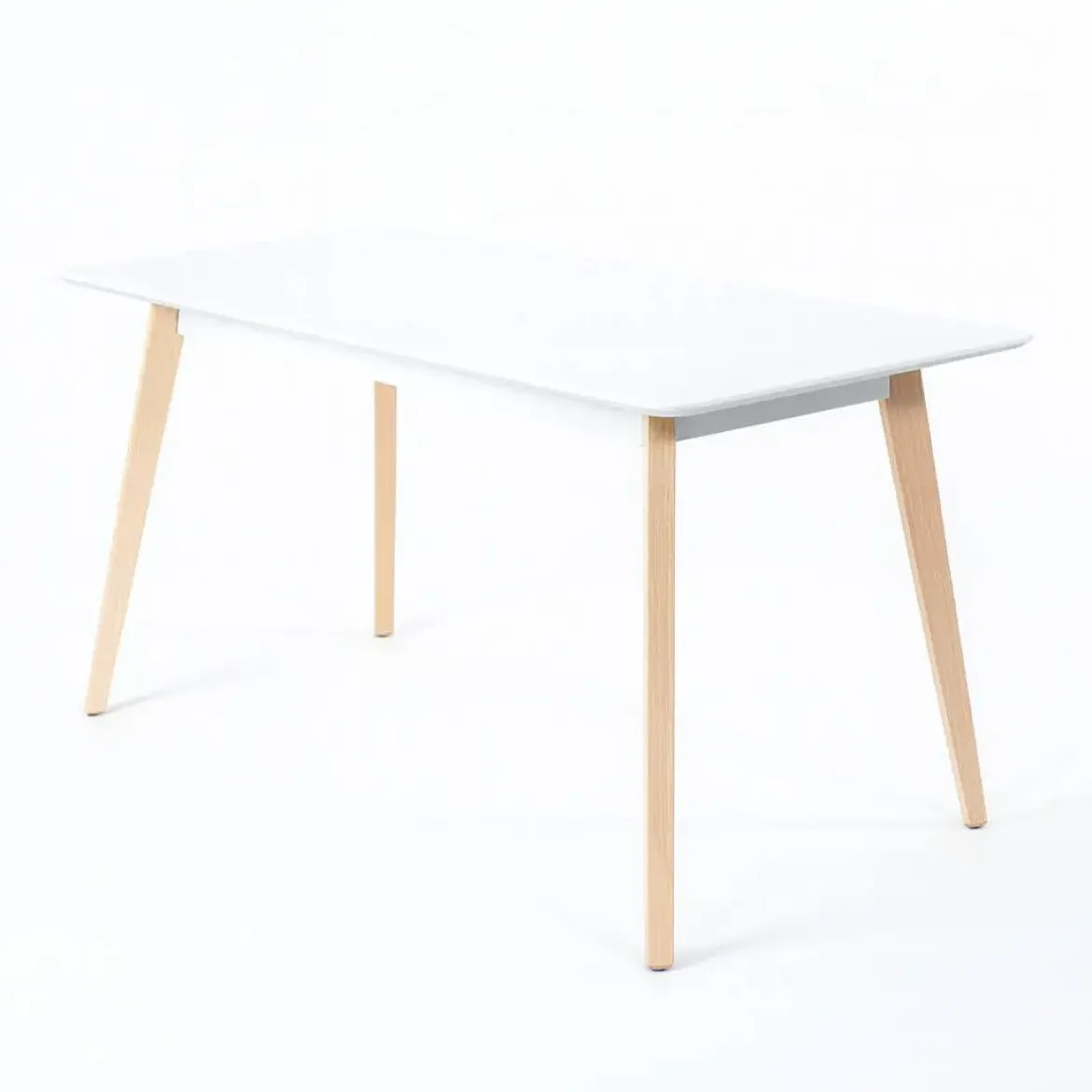 Mesa de Cocina Laminada con Patas de Madera LOTO