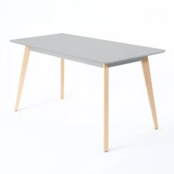 Mesa de Cocina Laminada con Patas de Madera LOTO