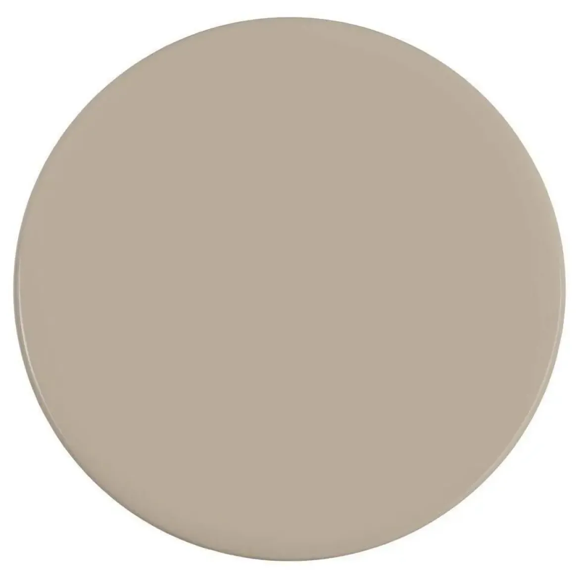 Mesa de Comedor Alto Brillo Taupe de MDF 120x120 cm 615302
