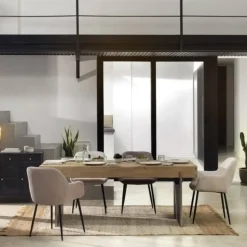 Mesa de comedor Chapada en Abeto para 6 personas GABAR 10933